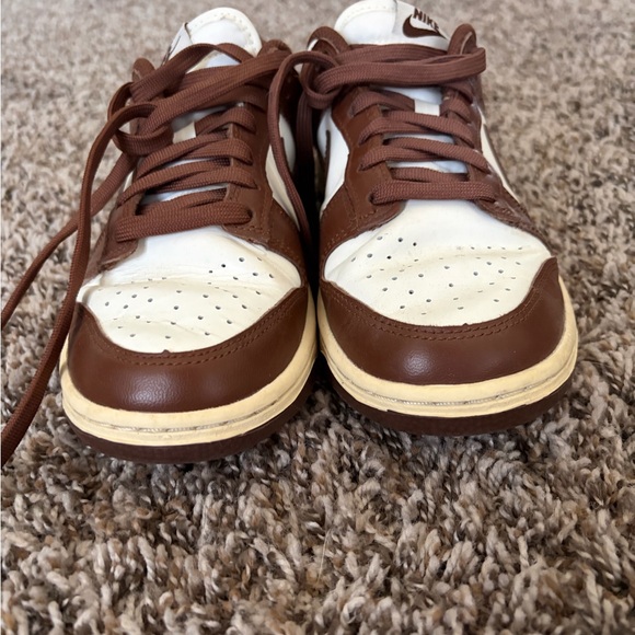 Nike Chocolate Brown and Cream Sneakers - Picture 2 of 4